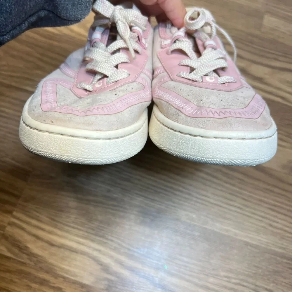 Coach Citysole Court Pink Sneakers Women‎ Size 7.5B Low top Shoes